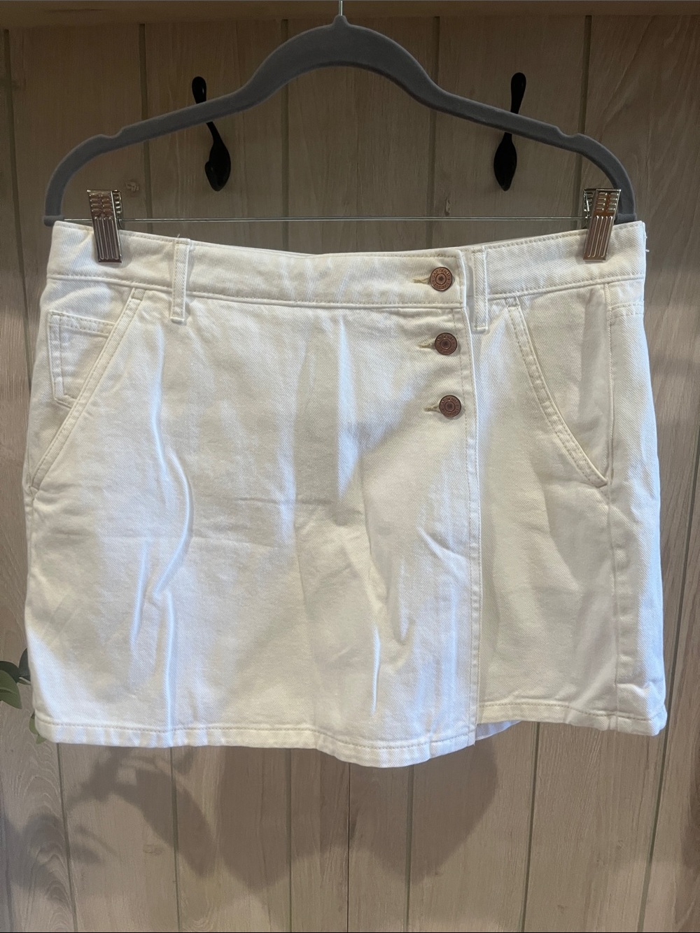 GAP White Denim Skort